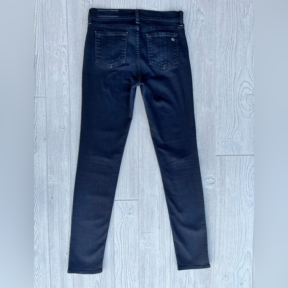 Rag & Bone High Rise Skinny Style W1513K520 Color Coal Size 27 - Picture 8 of 9